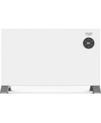 Adler Convection fan heater LCD with remote control | Convection Heater | 2000 W | Number of power levels 3 | White | IPX24