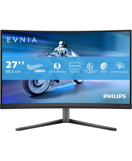 Philips 27M2C5200W/00 | 27 " | VA | 16:9 | 180 Hz | 1 ms | 1920 x 1080 pixels | 300 cd/m² | HDMI ports quantity 2 | Warran