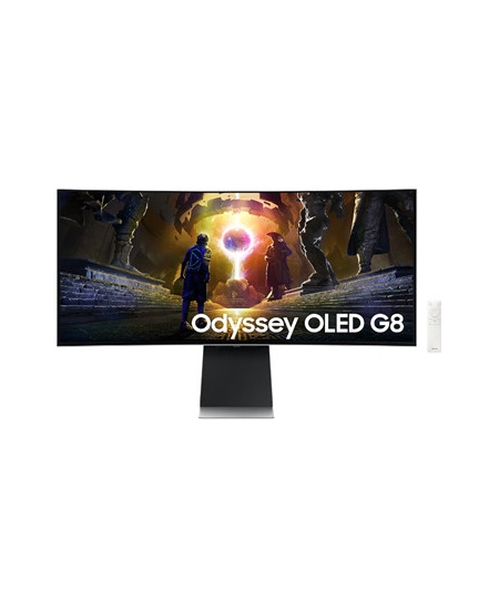 Samsung LS34DG850SUXDU | 34 " | OLED | 21:9 | 175 Hz | 0.03 ms | 3440 x 1440 pixels | HDMI ports quantity 2 | Silver