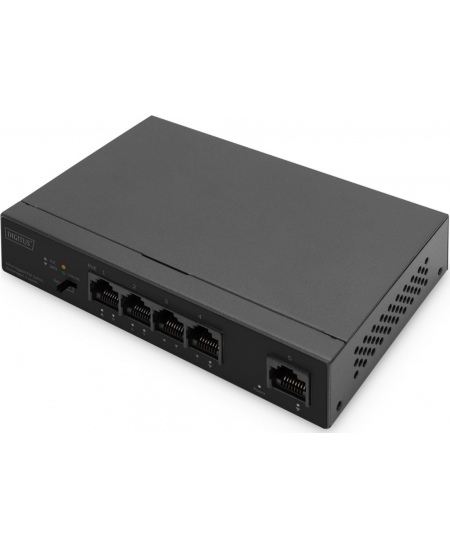 Digitus | 4 Port Gigabit PoE Switch | DN-95330-1 | Unmanaged | Desktop