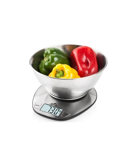 ETA Kitchen scale ETA677890000 Dori Maximum weight (capacity) 5 kg, Graduation 1 g, Display type LCD, Stainless steel