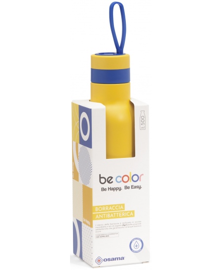 Antibakterinė termo gertuvė OSAMA Yellow, 500 ml