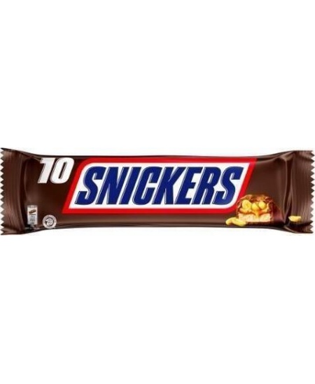 Šokoladiniai batonėliai SNICKERS, 10x50g