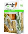 Duonos lazdelės FOCACCINA, LA Rosmarino, su rozmarinu, ryžių aliejumi, 100 g