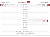 Vidaus blokas kalendoriui Kancleris Spirex Day 2025, A6+