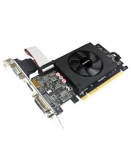 Gigabyte | GV-N710D5-2GIL | NVIDIA | 2 GB | GeForce GT 710 | GDDR5 | DVI-D ports quantity 1 | HDMI ports quantity 1 | PCI-E 2.0 