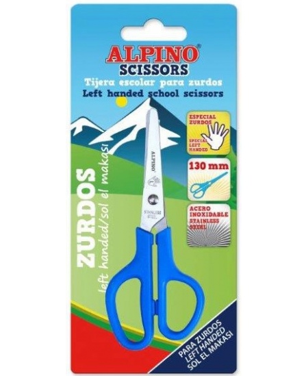 Žirklės ALPINO, kairiarankiams, 13 cm