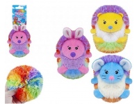 Puffle pets Minkšti gyvūnėliai kamuoliukai Rainbow 12 cm