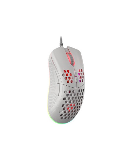 Genesis Gaming Mouse Krypton 555 Wired, 8000 DPI, USB 2.0, White