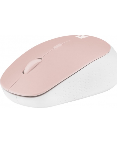 Natec Mouse Harrier 2 Wireless, White/Pink, Bluetooth