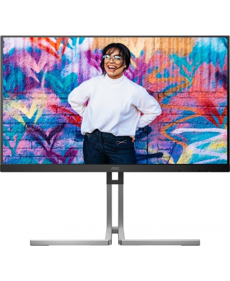 AOC Q27U3CV | 27 " | IPS | 16:9 | 75 Hz | 4 ms | 2560 x 1440 pixels | 420 cd/m² | HDMI ports quantity 1