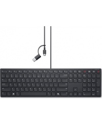 Dell | Collaboration Keyboard | KB525C | Keyboard | Wired | US (QWERTY) | Black | USB-C