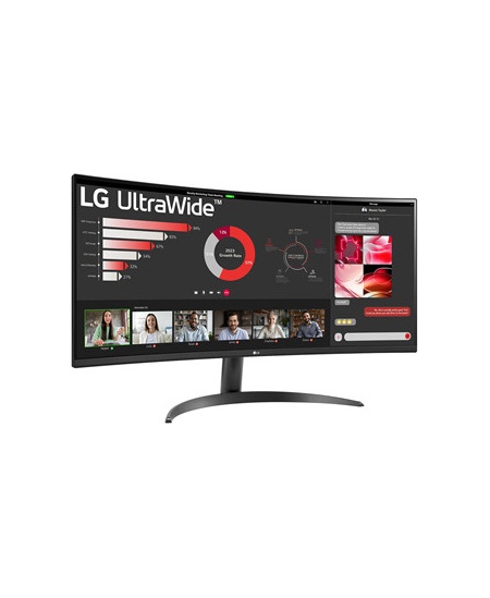 LG 34WR50QK-B | 34 " | VA | QHD | 21:9 | 100 Hz | 5 ms | 3440 x 1440 pixels | 240 cd/m² | HDMI ports quantity 2
