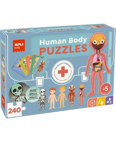 Edukacinė dėlionė Apli Kids „Žmogaus kūnas”