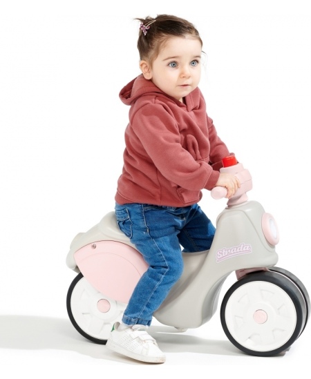 Paspiriamasis motociklas FALK Scooter Retro Pink