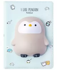 Užrašų knygelė Squishi Penguin, 128 lapų