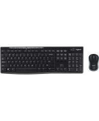 Logitech MK270 | Keyboard and Mouse Set | Wireless | US | Black
