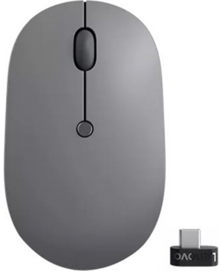Lenovo | Go USB-C Wireless Mouse | Storm Grey