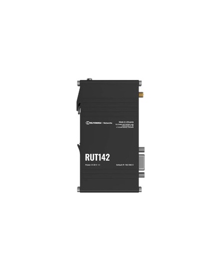 Ethernet Router with RS232 (RUT142000000) | RUT142 | 802.11n | 10/100 Mbit/s | Ethernet LAN (RJ-45) ports 1 | Mesh Support No | 