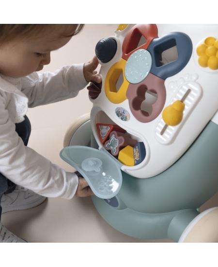 SMOBY Little Chodzik 3w1 Pchacz Interaktywny Wózek