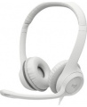 Logitech | USB Computer Headset | H390 | Wired | Over-Ear | Microphone | Noise canceling | Off-white