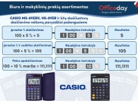 Mokslinis skaičiuotuvas CASIO FX-9860GIII-W-ET, 89x178x23 mm