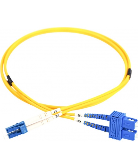 Digitus FO Patch Cord, Duplex, LC to SC SM OS2 09/125 µ, 3 m