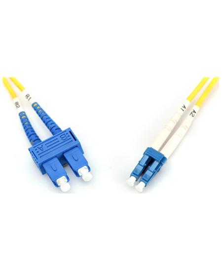 Digitus FO Patch Cord, Duplex, LC to SC SM OS2 09/125 µ, 3 m