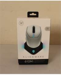 SALE OUT. Dell Mouse Alienware 610M Wired / Wireless Gaming Mouse - AW610M (Lunar Light), UNPACKED, USED, SCRATCHED ON BACK | De