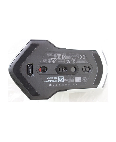 SALE OUT. Dell Mouse Alienware 610M Wired / Wireless Gaming Mouse - AW610M (Lunar Light), UNPACKED, USED, SCRATCHED ON BACK | De