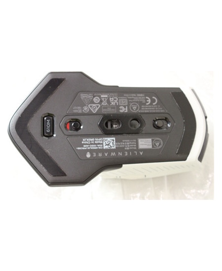 SALE OUT. Dell Mouse Alienware 610M Wired / Wireless Gaming Mouse - AW610M (Lunar Light), UNPACKED, USED, SCRATCHED ON BACK | De