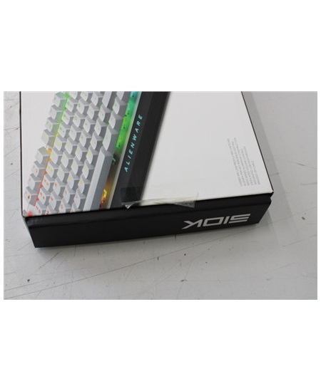 SALE OUT. Dell Alienware 510K Low-profile RGB Mechanical Gaming Keyboard - AW510K (Lunar Light), DEMO AS USED | Dell | Alienware