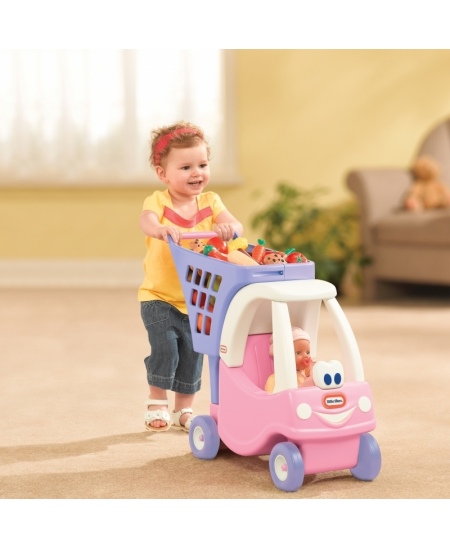 Wózek na zakupy dla dzieci Cozy Coupe  Little Tikes różowy