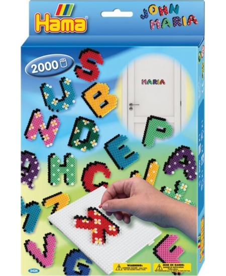 Karoliukų rinkinys HAMA MIDI raidės