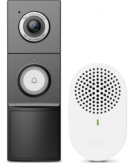 TP-LINK Video Doorbell Camera | Tapo D235 | 5 MP | 1.18mm/F1.8 | IP66 | H.264 | Micro SD, Max. 512
