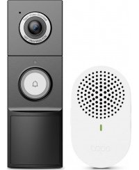 TP-LINK Video Doorbell Camera | Tapo D235 | 5 MP | 1.18mm/F1.8 | IP66 | H.264 | Micro SD, Max. 512