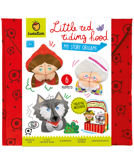 Origami teatro rinkinys LUDATTICA Raudonkepuraitė
