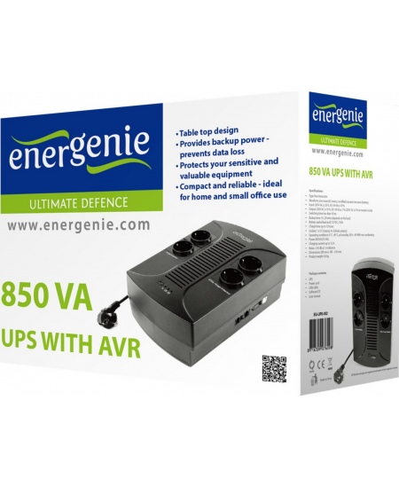 EnerGenie UPS with AVR 850 VA, 510 W, 220 V