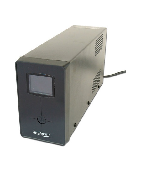 EnerGenie UPS with USB and LCD display, Black 850 VA, 510 W, 220 V