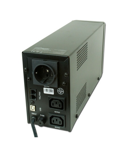 EnerGenie UPS with USB and LCD display, Black 850 VA, 510 W, 220 V