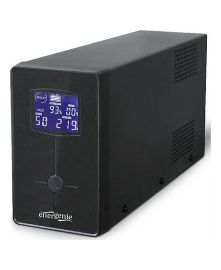 EnerGenie UPS with USB and LCD display, Black 850 VA, 510 W, 220 V