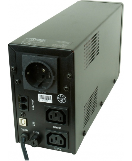 EnerGenie UPS with USB and LCD display, Black 850 VA, 510 W, 220 V