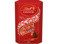 LINDT LINDOR pieninio šokolado rutuliukai, 200g