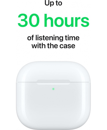 Apple | AirPods 4 | Wireless | In-ear | Noise canceling | Wireless | White