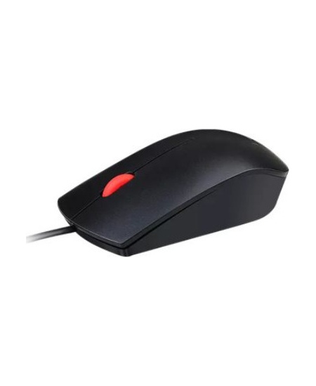Lenovo Essential USB Wired Mouse, 1600 DPI, 1.8 m, 3 Buttons, Black Lenovo