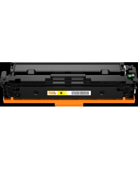 Neoriginali TopJet HP/Canon CF542X/402X/CRG054H/045H Y Universali Lazerinė kasetė, Geltona
