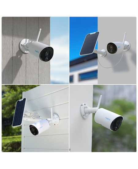 Reolink | Battery Wi-Fi Security Camera with Solar Panel | Argus Series B320 | Bullet | 3 MP | Fixed lens | IP65 | H.264 | Micro