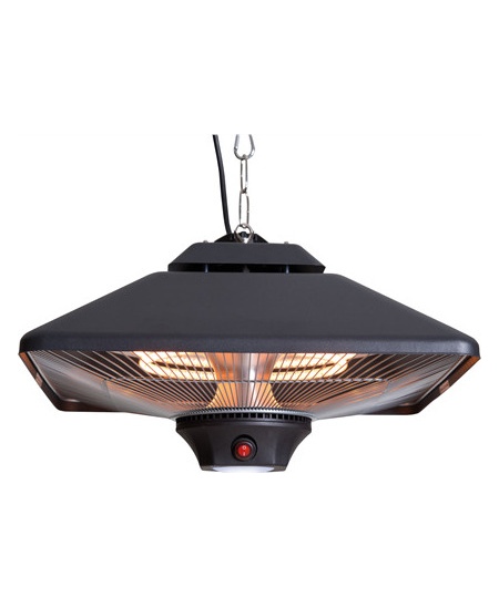 SUNRED Heater CE17SQ-B, Spica Bright Hanging  Infrared, 2000 W, Black