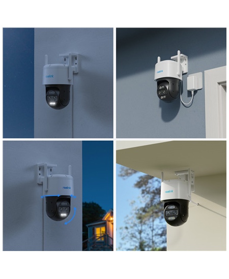 Reolink | 4K Dual-Lens Camera with Motion Tracking | Trackmix Series W760 | PTZ | 8 MP | 2.8mm/F1.6 | IP65 | H.264/H.265 | Micro