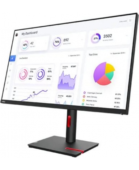 Lenovo | ThinkVision | T32p-30 | 31.5 " | IPS | 16:9 | 60 Hz | 4 ms | 3840 x 2160 pixels | 350 cd/m² | HDMI ports quantity